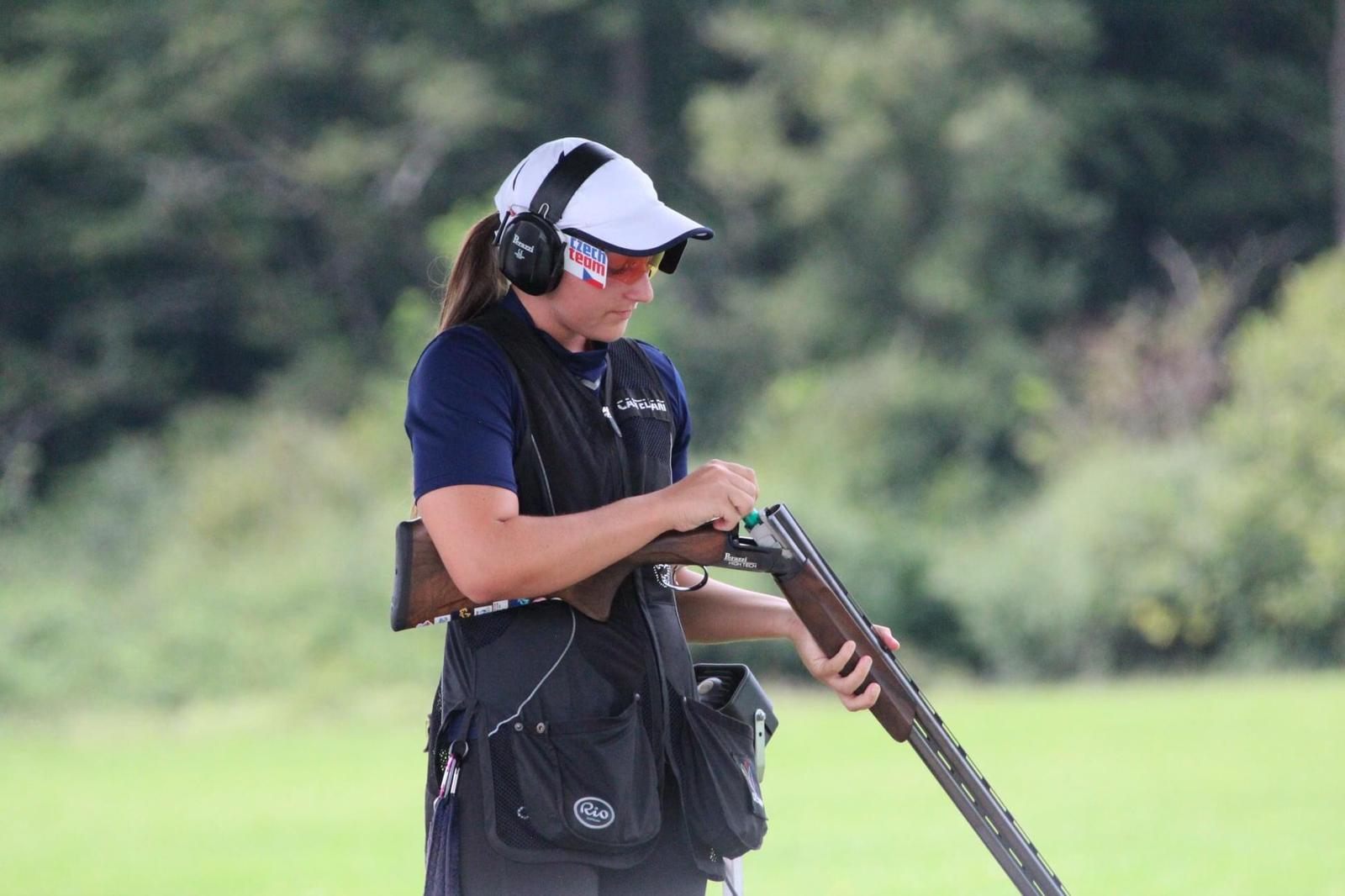 Zina Hrdličková při MČR