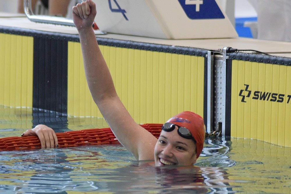 Sabína Kupčová vítězně na 200 PZ při VC Pardubic