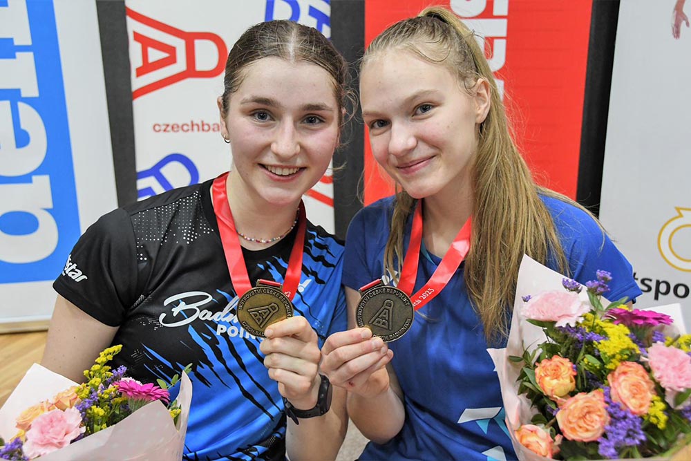 Lucie Krulová medailová na badmintonovém MČR dospělých